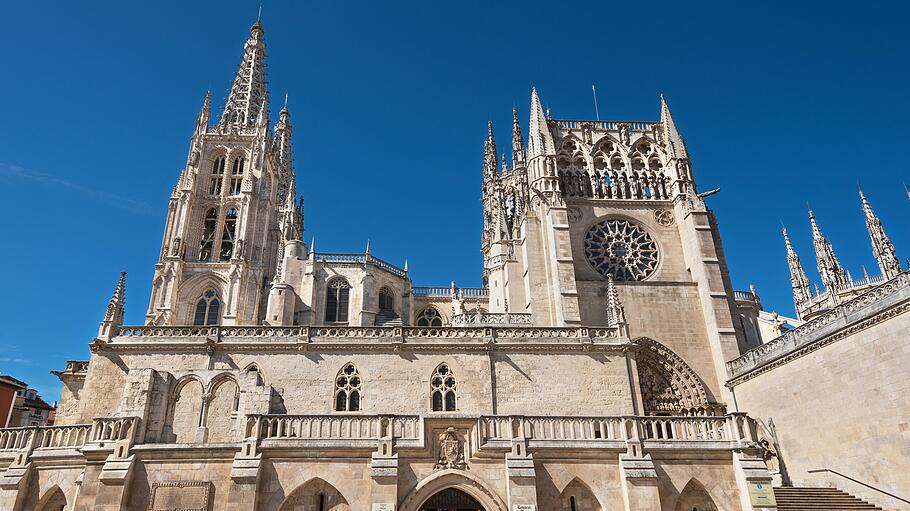 Kathedrale von Burgos am Camino Frances des Jakobspilgerweges.