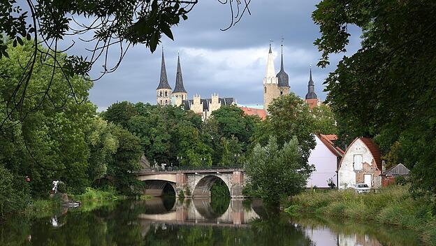 Blick auf die Stadt Merseburg