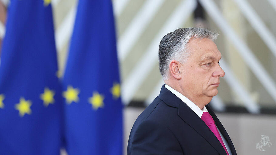 Gebremst hat Orb&aacute;n auf dem EU-Gipfel lediglich bei der Freigabe der Ukraine-Hilfen.