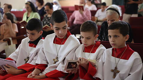 Ministranten in Gaza