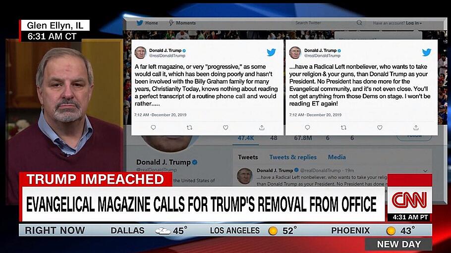Twitter-Screenshot: Trump ist "not amused".