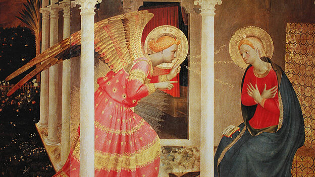 Die Verkündigung, Gemälde von Fra Angelico