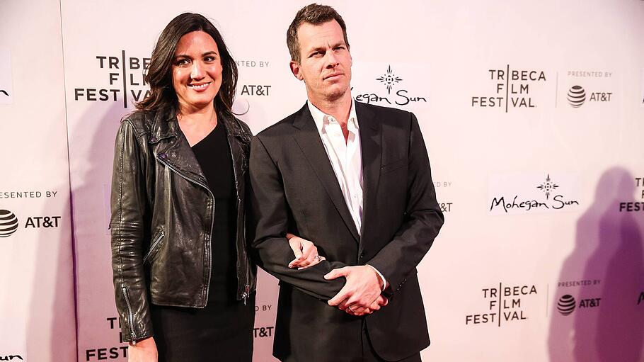 Jonathan Nolan mit Ehefrau Lisa Joy