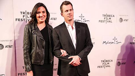 Jonathan Nolan mit Ehefrau Lisa Joy