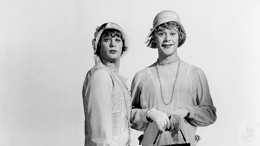 Tony Curtis and Jack Lemmon in "Manche mögen's heiß" (1959) von Billy Wilder.