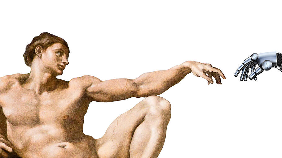 Creation of Adam by Michelangelo, Sistine Chapel, Rome
