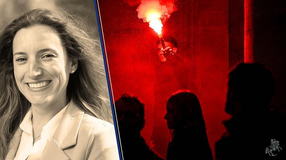 Chefredakteurin Franziska Harter, Protest in Frankreich