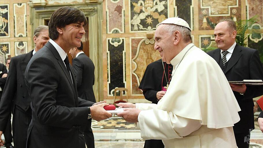 Papst Franziskus und Joachim Löw