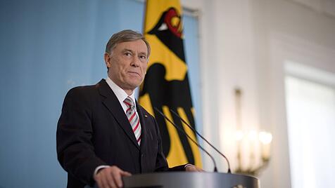 Horst K&ouml;hler zu Beginn seiner zweiten Amtszeit