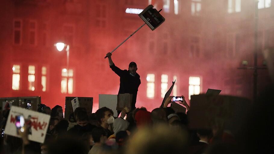 Proteste gegen Entscheidung zum Abtreibungsgesetz in Polen