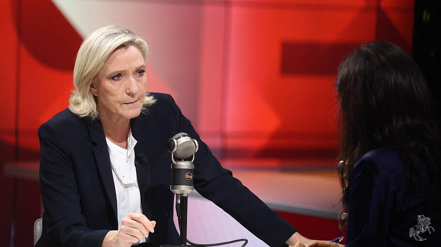 Marine Le Pens Rassemblement National kam bei den Parlamentswahlen auf den dritten Platz