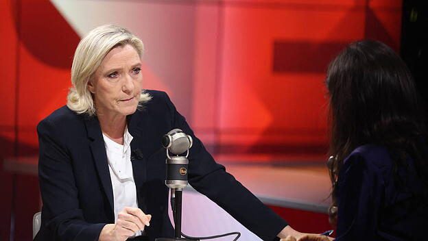 Marine Le Pens Rassemblement National kam bei den Parlamentswahlen auf den dritten Platz