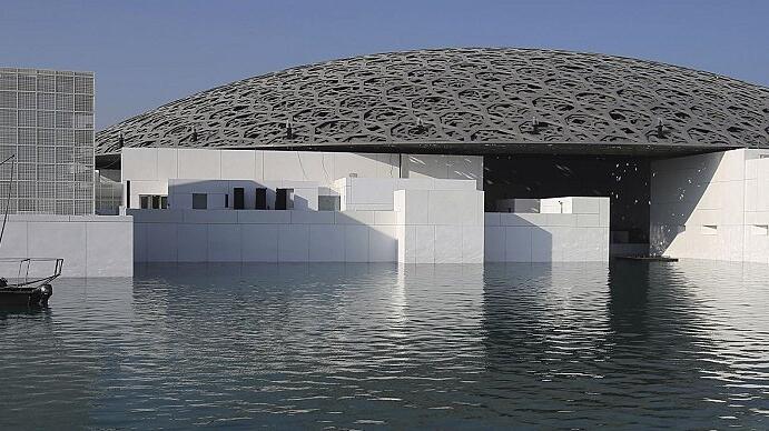 Presserundgang im Louvre in Abu Dhabi