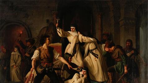 Szene aus dem Bauernkrieg