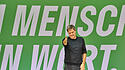 Robert Habeck bei einem Wahlkampfauftritt in München