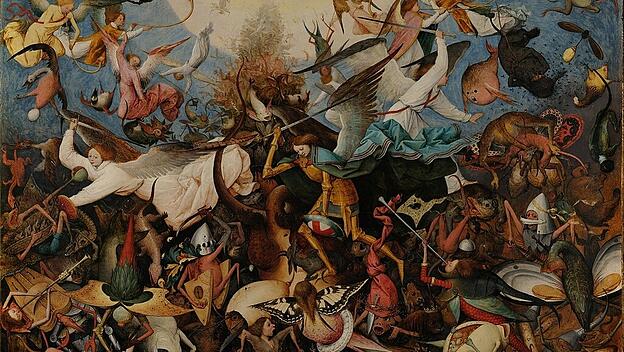 Gemälde: Sturz der Engel
