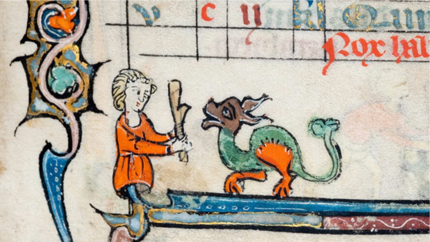 &bdquo;Bonk!&ldquo; Manche Figuren kennt man von Leibungen sp&auml;tgotischer Portale oder Dekorationen an Pfeilerkapitellen.