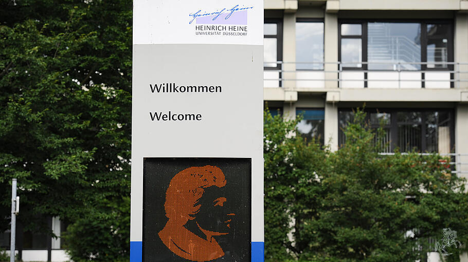 Wilkommensschild HHU