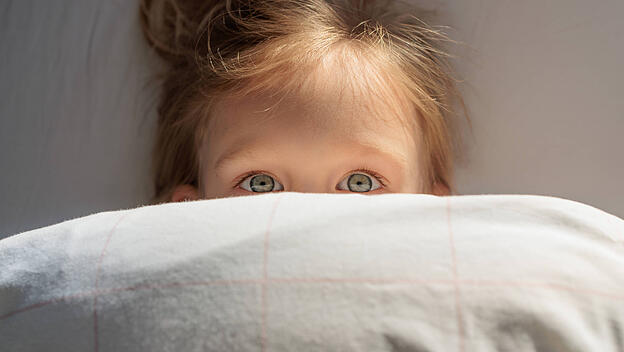 Schreckensweite Augen