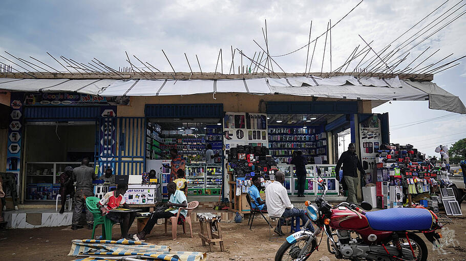 Markt in Juba im Südsudan