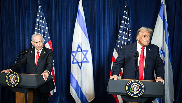 Israels Premier Benjamin Netanjahu und US-Pr&auml;sident Donald Trump