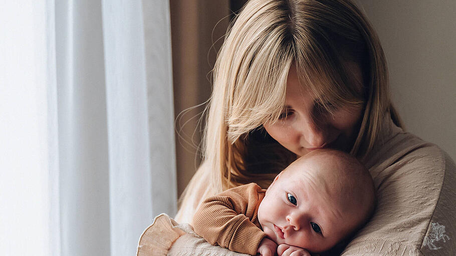 Mutter mit Baby
