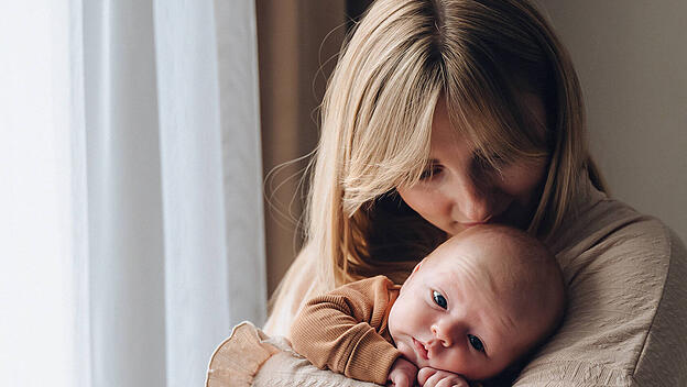 Mutter mit Baby