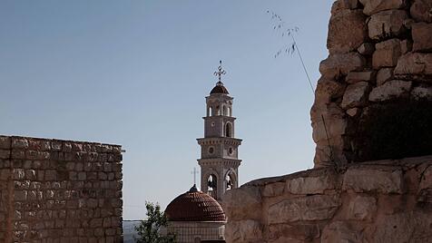 Kirchturm in Taybeh