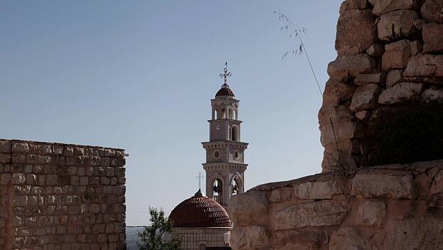 Kirchturm in Taybeh