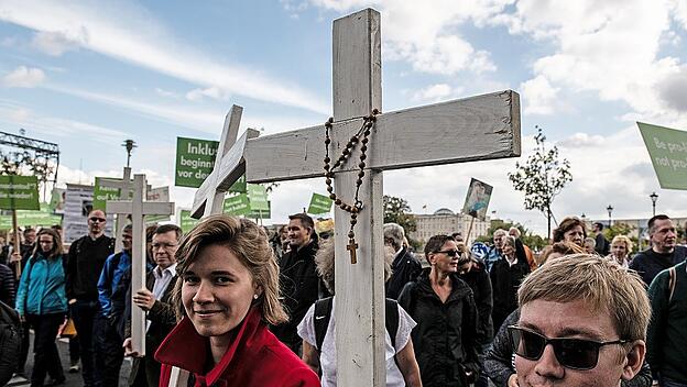 Demonstrationen für und gegen das Recht auf Abtreibung