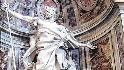 Heilige Longinus, Statue von Bernini im Petersdom