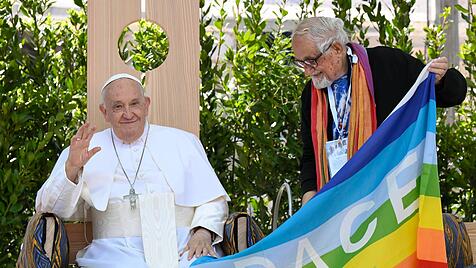 Mahnt leidenschaftlich zum Frieden: Papst Franziskus