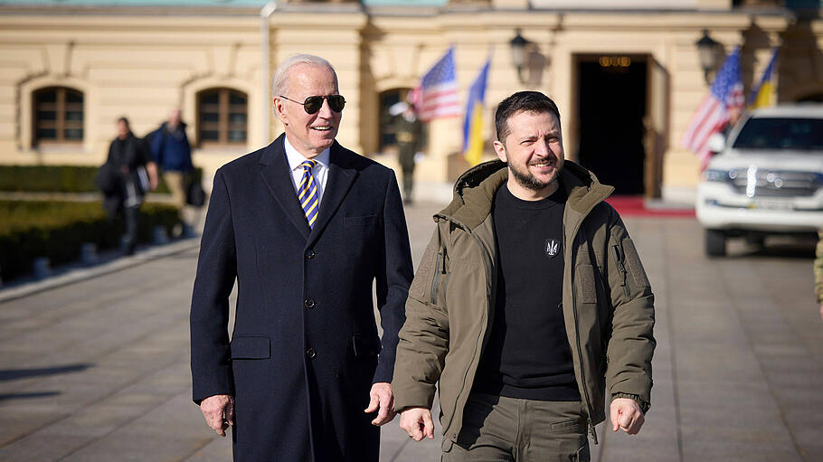 Biden und Selenskyj