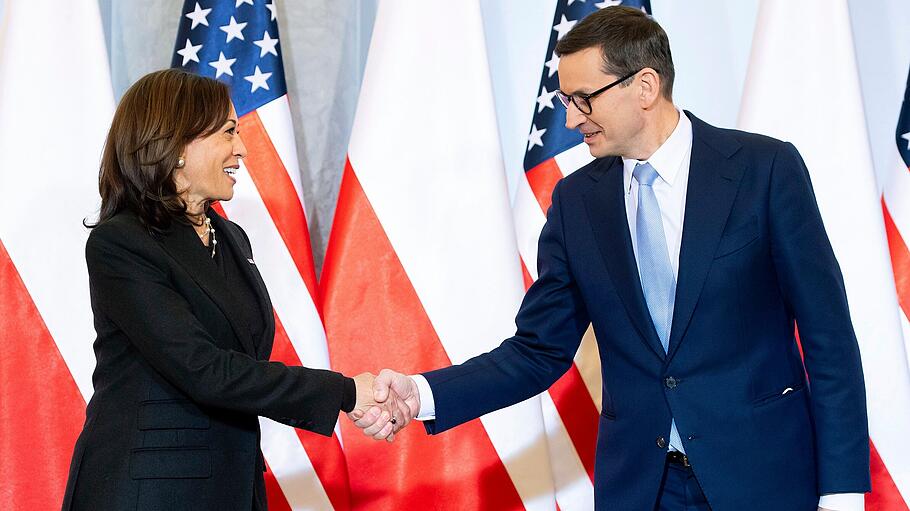 Ukraine-Krieg - US-Vizepräsidentin Harris in Polen