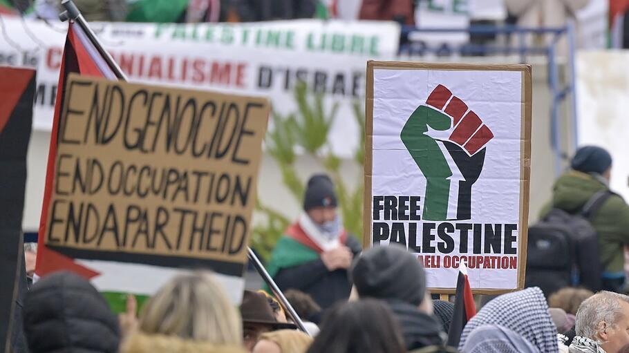 Nahostkonflikt - Pro-Palästina-Demonstration
