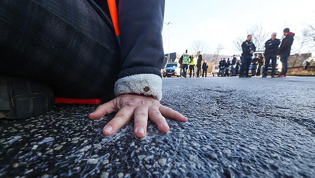 Klima-Protest in Marburg