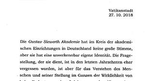 Brief von Benedikt XVI.