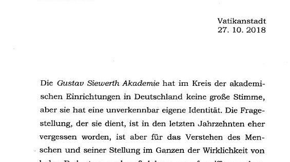 Brief von Benedikt XVI.