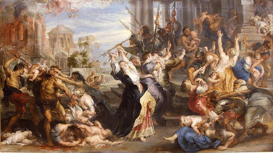 Peter Paul Rubens: Der bethlehemische Kindermord (um 1638, Alte Pinakothek, München)