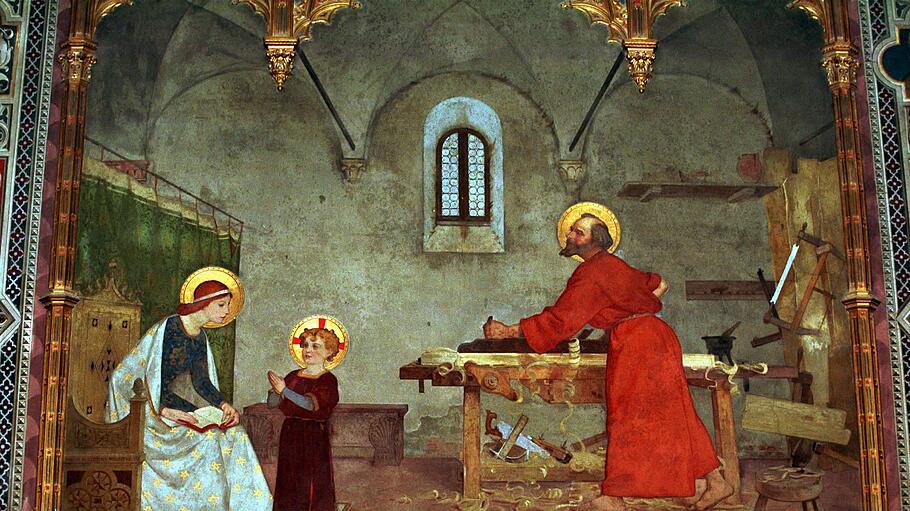 „Die Heilige Familie im Haus von Nazareth“, Basilika des Heiligen Hauses (Santa Casa) in Loreto