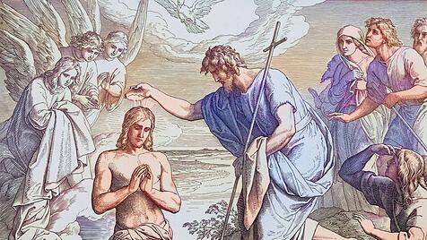Die Taufe Jesu im Jordan