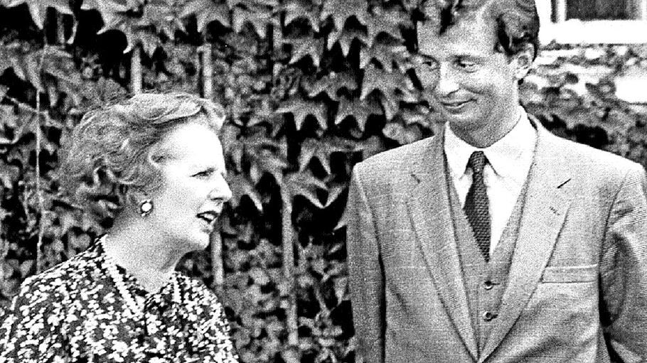 Margaret Thatcher. und Prinz Vincenz von und zu Liechtenstein