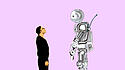Mensch und Roboter