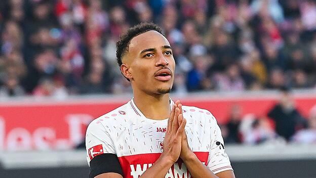 Jamie Leweling vom VfB Stuttgart hat Grund zur Dankbarkeit.