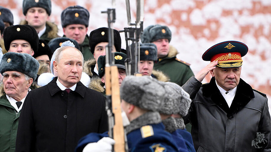 Putin beim Tag des Verteidigers des Vaterlandes 2024