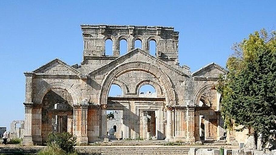 Ruine des Symeonklosters in Syrien