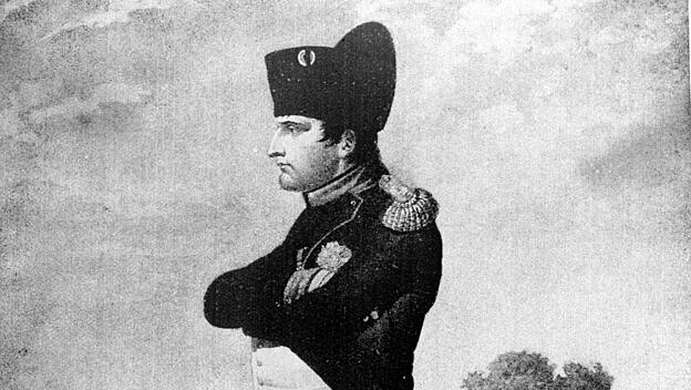 Napoleon Bonaparte  in der Uniform eines Obersten seiner Gardejäger