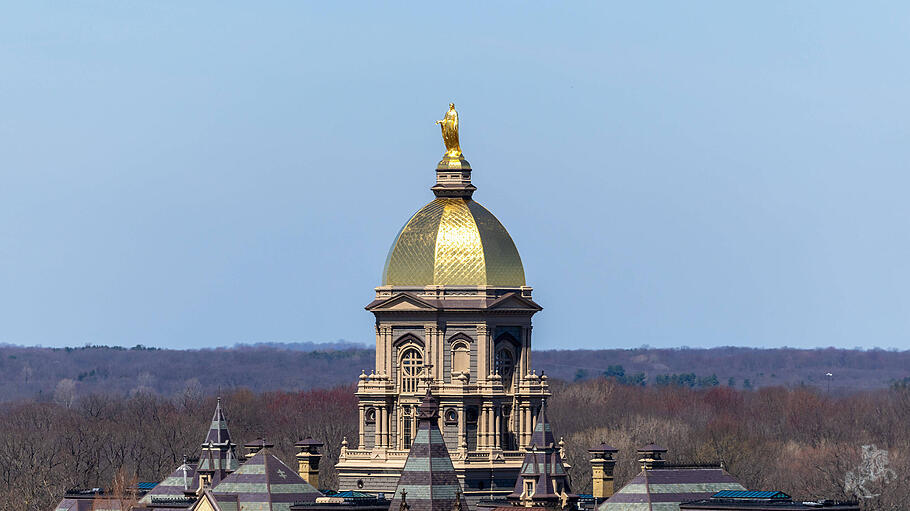 Die University of Notre Dame im US-Bundesstaat Indiana