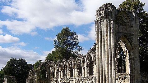 Die fr&uuml;here Benediktiner-Abtei Saint Mary`s in York