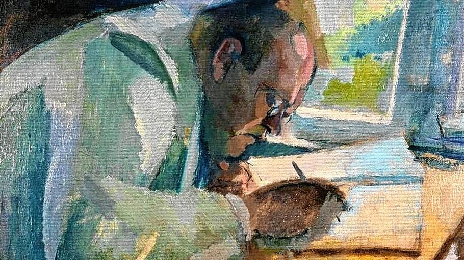 Komponist Max Reger, wie der expressionistische Maler Franz Nölken ihn 1913 sah